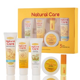 Skin Care Sets & Kits – 5 Pieces Women's Care Set with Foot Cream Lotion Cleanser Lip Balm Hand Cream – Face Care Set Women's Skin Care Women – Moisture Smooth Skin Reduce Dryness