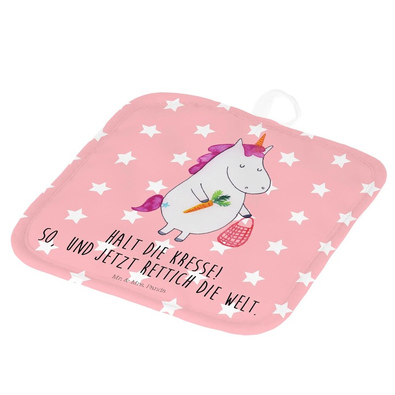 Mr. & Mrs. Panda Set of 2 Pot Holders Unicorn
