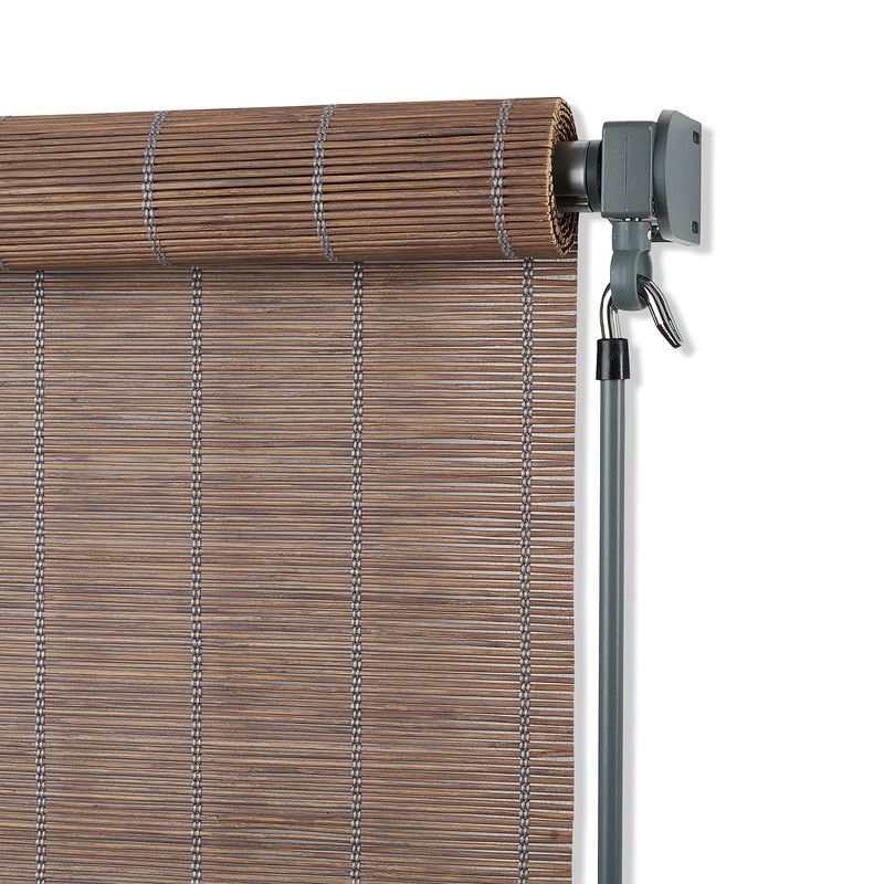 Coolaroo Wand Operated Outdoor Roller Shade – Cordless Sun Blocking