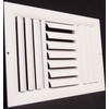 HVAC Premium 8''w X 4''h 3-Way Aluminum Curved Blade Adjustable