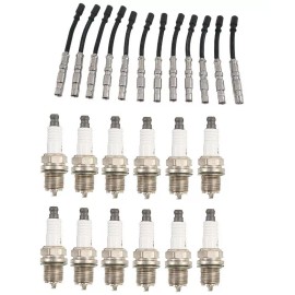 OP / Prenco / Denso 1998-2000 Mercedes C280 Ignition Kit  OP Wire Set & 12- Denso Spark Plugs