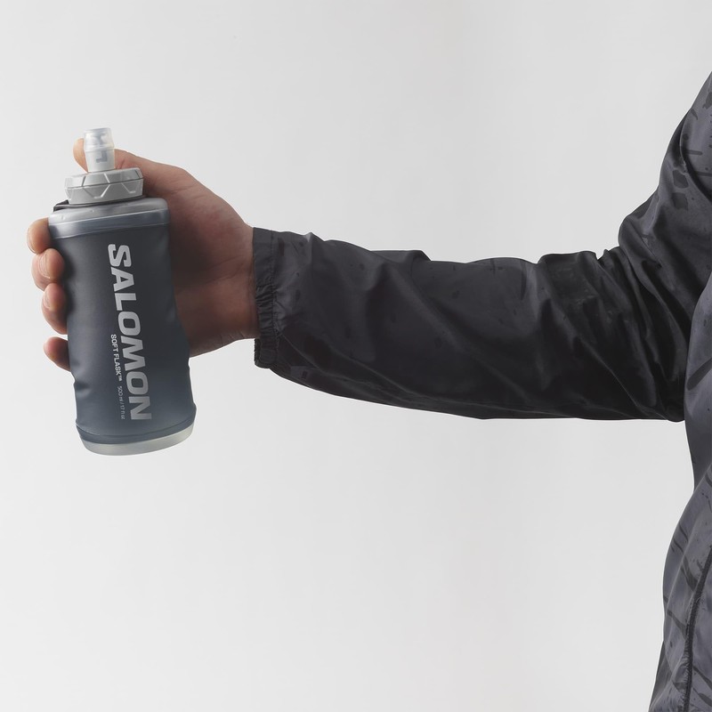 Salomon Active Unisex Handheld Water Bottle Holder with Bottle, Minimalist