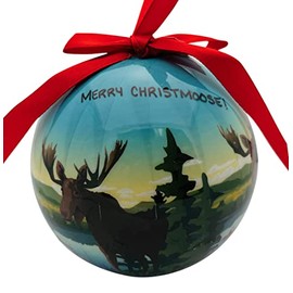 Adorno de alce para árbol de Navidad con decoración divertida de Navidad