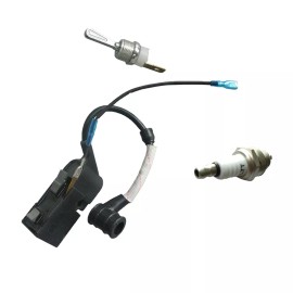 Unbranded Ignition Coil To Fit Chinese Chainsaw 4500 5200 45cc Stop Switch Spark Plug