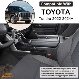 Aunginsy Car Seat Gap Filler Organizer Compatible with Toyota Tundra 2022-2025 2026, Car Front Seat Organizer Truck Side Seat Crevice Gap Filler Storage Box Between Seat & Console Insert Accessories