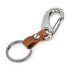 [AutCreation] Titanium Carabiner Key Chain Key Ring Lightweight Keychain Silver
