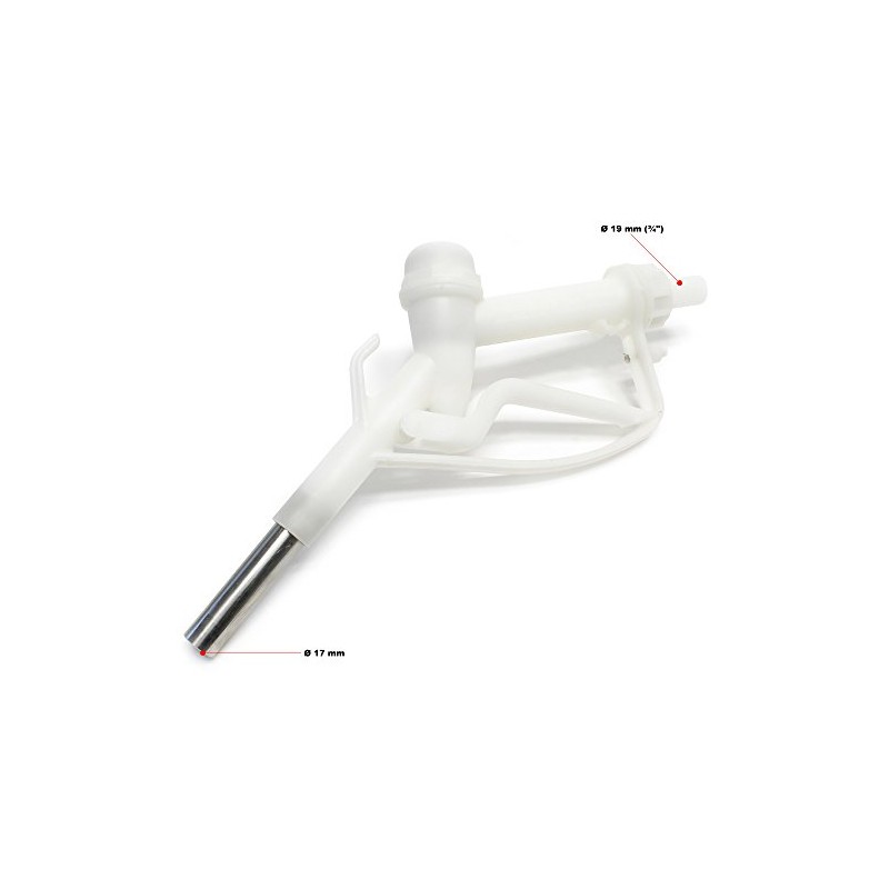 Urea pump manual, 0-60 l/min, AUS32, plastic nozzle, feed pump