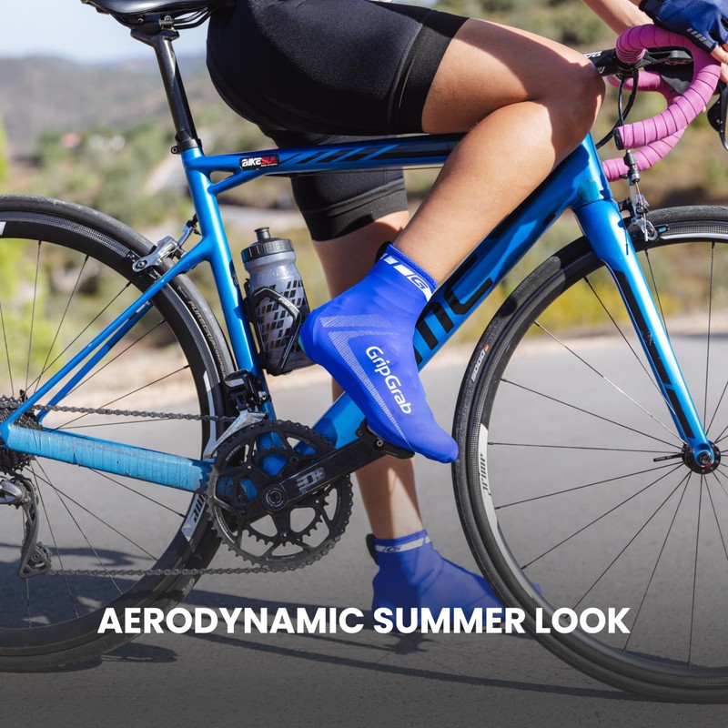 GripGrab RaceAero Road Bike Summer Aero Overshoes Lightweight Thin Cycling