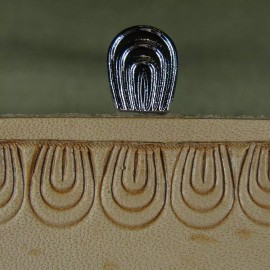Craft Japan Steel Craft Japan - #O79 Arch Border Geometric Stamp (Leather Stamping Tool)