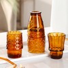 Frcctre Set of 4 Koi Fish Design Drinking Glasses, Stackable