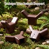 2 Pcs Tree Branch Supports Plastic Brace for Orchards, Brown