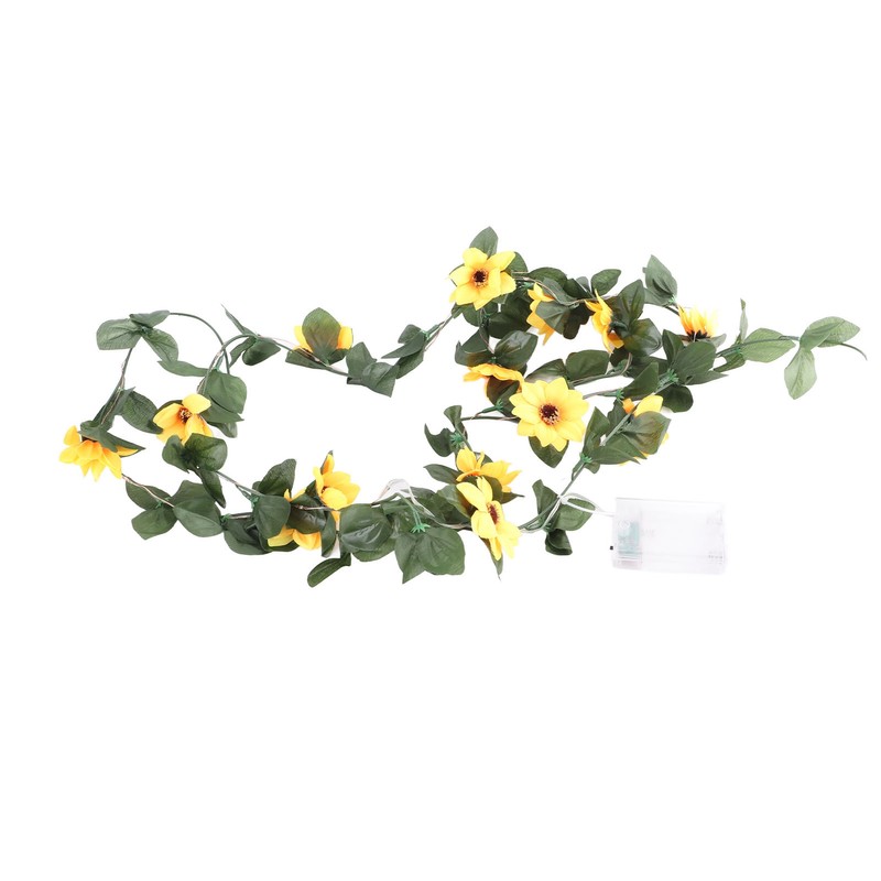 3 Pcs Sunflower String Lights 7.8ft 20 LED Battery Powered