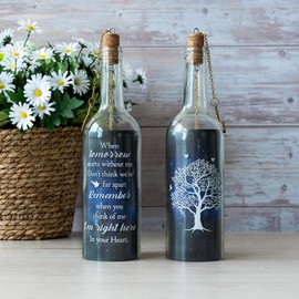 Wind Chimes for Loss of Loved One Memorial Wind Chimes Sympathy Gifts for Loss of Mother Bereavement and Condolence Gift Crystal Suncatcher Reinforced Spiral Cork 21" Wind Chime for Patio Deco