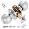Faankiton Door Knob With Lock and Keys, Front Door Lockset,