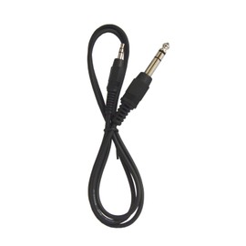 オーディオ変換ケーブル φ3.5mm ステレオミニプラグ(オス) - φ6.3mm ステレオ標準プラグ(オス) 1m VM-SS-1m