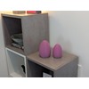 AcubycArt Large Decorative Easter Eggs (Set of 2) (Pink/Grey)