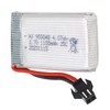 RC Aircraft Lithium Battery 3.7V 1100mAh with SM Black Plug