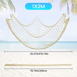 Fish Net Decorations,Decorative Fishing Net,Fishing Net Decor,Beach Party Decorations,Rope Decoration