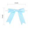 Meseey 50 Pcs 3 Inches Twist Tie Satin Ribbon Bows