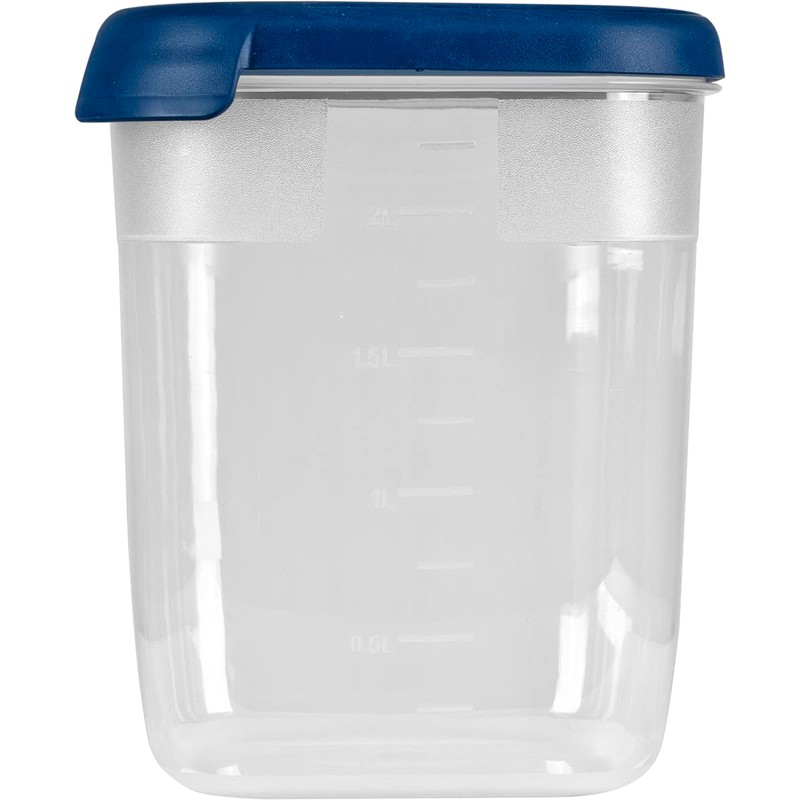 Curver KETER Reinforced Container, Dark Blue, Eco Line, Square, Large