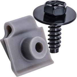 Rexka 15 Sets Fender Liner Bumper Cover Splash Shield Screw & Nylon U Nuts Kit for Mazda 9CF600516B C27450133 - Multipurpose