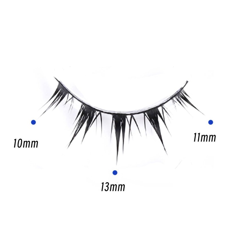 False Eyelashes, Natural Popular Upper Eyelashes, Short, Thick, Popular Black,