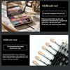 15 Pcs Long eyeshadow applicators Sponge eye shadow brush Set