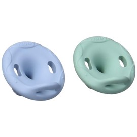 Chupon Estilo Cereza 100% De Silicon Azul/Aqua
