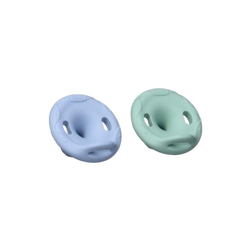 Chupon Estilo Cereza 100% De Silicon Azul/Aqua