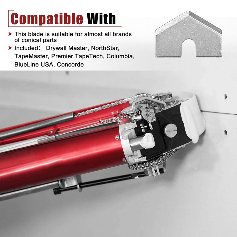 Replacement Drywall Taping Tool Cutter Blades, Set of 10