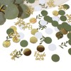 WEIKA, Gold Glitter Wedding Table Confetti, Bridal Shower Decorations, Bride