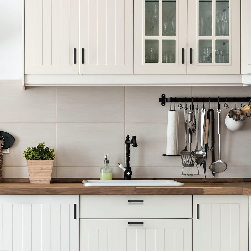 Ravinte 10 Pack 3-1/2 Inch Kitchen Square Cabinet Handles Matte