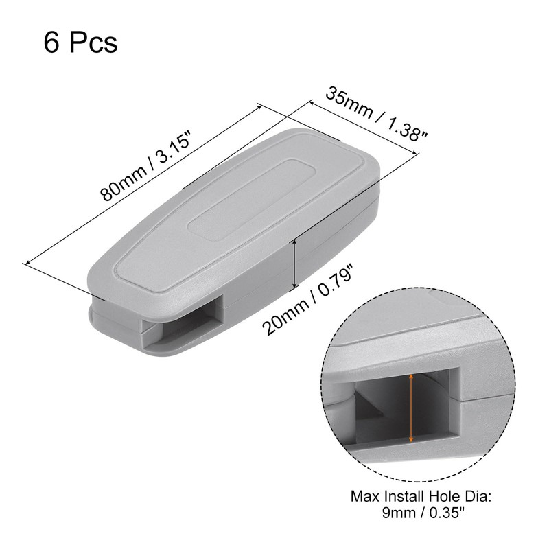 QUARKZMAN Blind Cord Weight 6 Pieces 80 mm Curtain Window