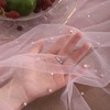 Tosleo Tablecloth Wedding Arch Decorations Pink Chiffon Tulle Table Line