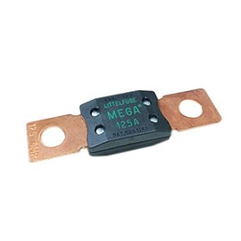 Littelfuse 0298125 Bolt Down Auto Fuse 125A Time Delay 32V 298 Series, MEGA