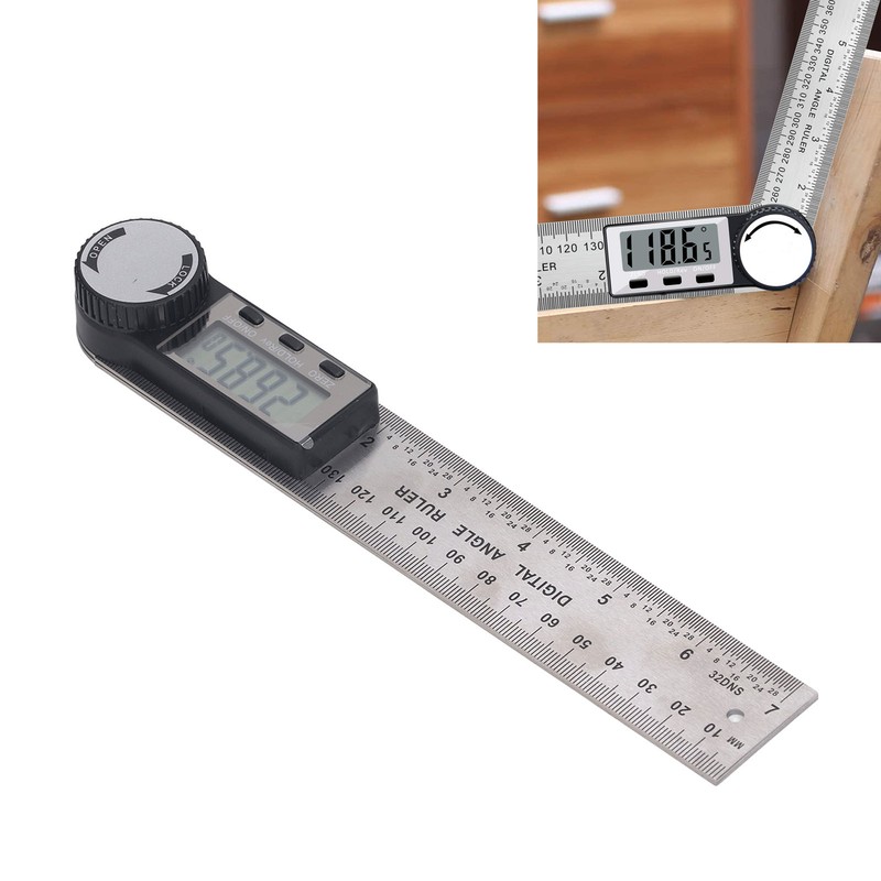 Digital Angle Ruler 0 to 200mm 360 Degree Electronic Protractor