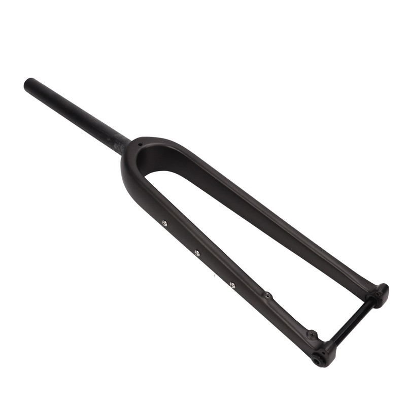 Bike Front Fork Carbon Fiber 100mm Opening Matte Straight Tube