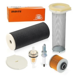 zozoye Air Filter Kit Guide & END CAP OIL FILTER Spark Plug For Yamaha Grizzly 600 1998 1999 2000 2001