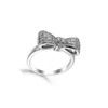 SAFIGLE Fashionable Zirconia Ring Bow Women's Jewelry Special Occasion for