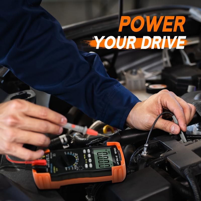 SURLABA 6000 Counts Bluetooth Digital Multimeter, Auto-ranging TRMS Volt Meter