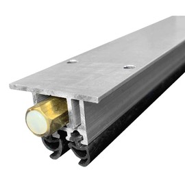 Hollow Metal Standard Concealed Automatic Door Bottom with Double Silicone Solid Rubber Extrusion (7553MA), SMS #6 x 1/2'' supplied, (1-3/8'' W x 3/4'' H x 36'' L)