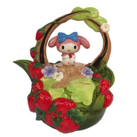Blue Sky Clayworks My Melody Strawberry Garden Teapot, Home & Kitchen Accessories, Ceramic, 23703