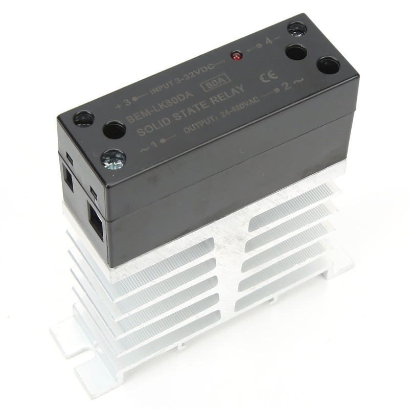 Solid State Relay SSR 3‑32V DC Input to 24‑480V AC