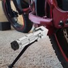 2Pcs Motorcycle Foldable Foot Pegs M8 Antislip Aluminium Alloy Universal