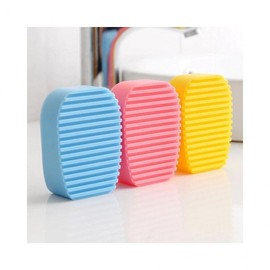 Portable Mini Hand Wash Board Washboard Yellow DC002897 5ea