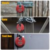 DELSWIN 4-Digit Disc Combination Lock Outdoor - Heavy Duty Combination