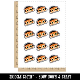 Cat Bursting Through Hole Temporary Tattoo Water Resistant Fake Body Art Set Collection - 15 2" Tattoos (1 Sheet)