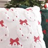 SKXKJian Christmas Wreath Throw Pillow Covers 18x18 inch Set of