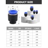 36PCS Push-to-Connect Air Line Fitting Plug, Kalolary Quick Connect End