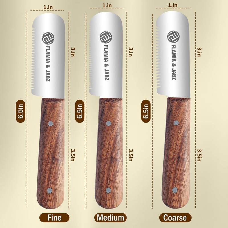 Professional Stripping Knife, Right handed, 3 inch blade (Stainless Steel)